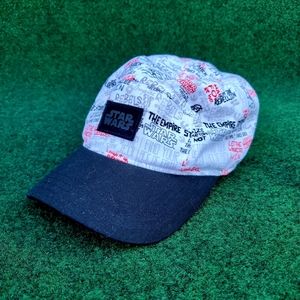 Disney Parks Star Wars Painter's Style Adjustable Cap Hat Cotton/Polyester